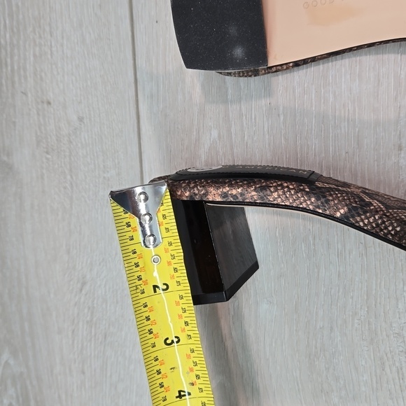 NEW Good American Women Square Toe Slide Heels Sandals shoes sz 6.5 - Picture 14 of 14